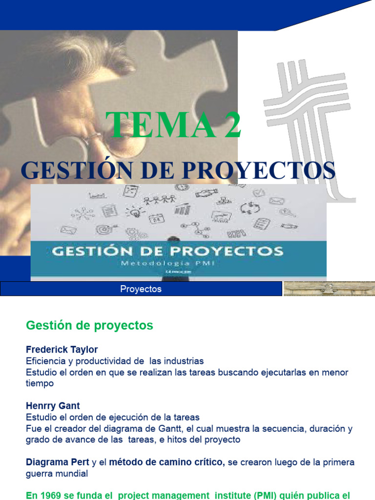 TEMA 2 Proyectos | PDF | Gestión de proyectos | Arquitecto
