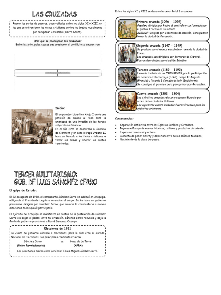Causas y Consecuencias de las Cruzadas | PDF | Cruzadas