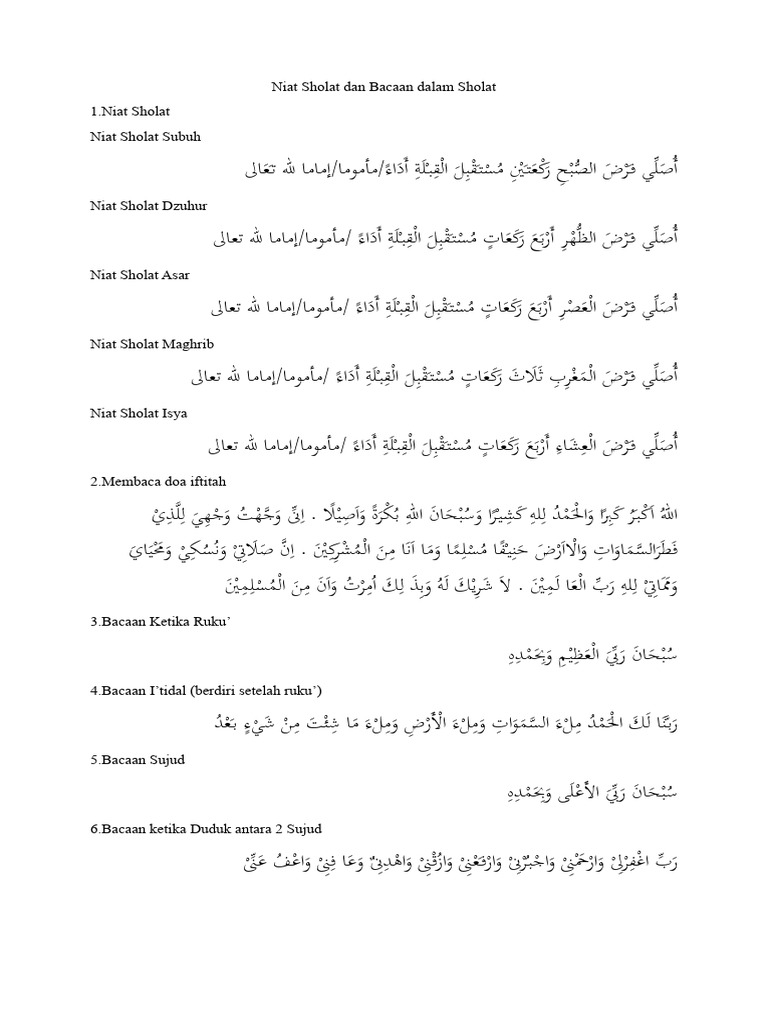 Bacaan Niat Sholat Jamak Lengkap Syarat Jarak Minimal Perjalanan Jauh