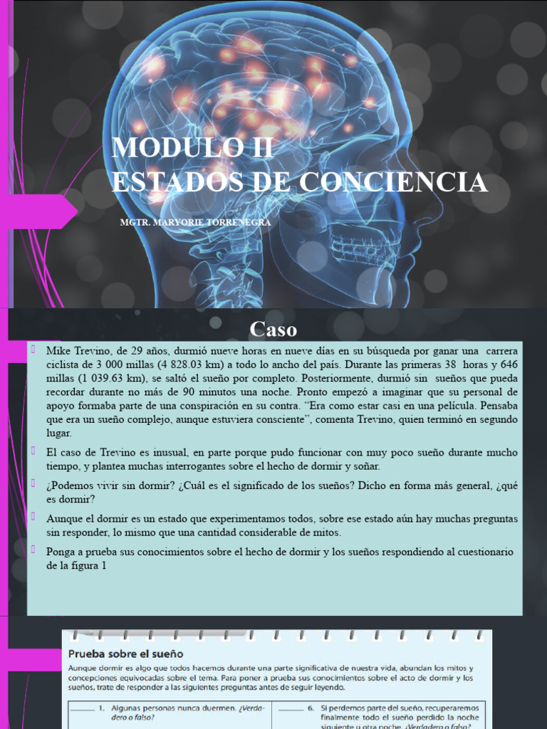 Estados de Conciencia y Sueño: Claves del Descanso | PDF | Pensamiento ...