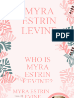 Myra Estrin Levine