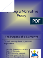 Writing A Narrative Essay 2017