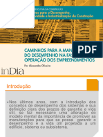 ABNT NBR 5674 - 2012. Prevenir A Perda de Desempenho Decorrente Da Degradação Dos Seus Sistemas, Elementos Ou Componentes