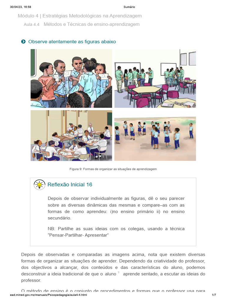 Tec 1 | PDF | Aprendizado | Método de ensino