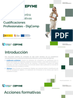 Cepyme EquivalenciasGeneral Cualificaciones MEFP-DigComp