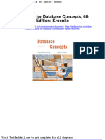 Full Download Test Bank For Database Concepts 6th Edition Kroenke PDF Full Chapter