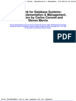 Full download Test Bank for Database Systems Design Implementation Management 11th Edition by Carlos Coronel and Steven Morris pdf full chapter