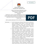 Salinan SK Pelaksanaan Jadwal Kampanye DPRD Provinsi NTT