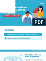 Paparan Sosialisasi PPG Prajabatan 2023 Gelombang 3