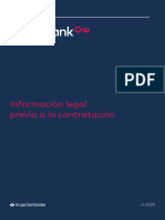 Información Legal Previa A La Contratación - Openbank