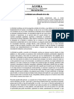 Agora No 2 La Felicidad Como Afirmación de La Vida