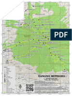 Peta Jalur Pendakian Gunung Merbabu