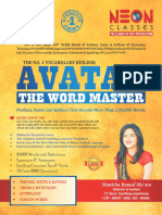 Avatar the Word Master R Letter Complete Free PDF for All Exams