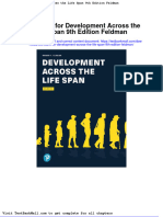 Full Download Test Bank For Development Across The Life Span 9th Edition Feldman PDF Full Chapter