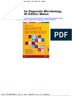 Full Download Test Bank For Diagnostic Microbiology 4th Edition Mahon PDF Full Chapter