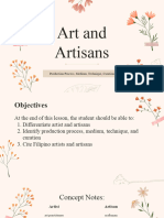 Module 3 - Art and Artisan