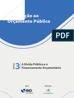 Modulo 3 - A Dívida Pública e o Financiamento Orçamentário