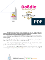 Product Knowledge Baby Gentle Wash