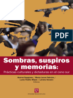 Libro Sombras, Suspiros y Memorias Prácticas Culturales y Dictaduras en El Cono Sur