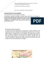 Land Subsidence & Sesmic Zone BD