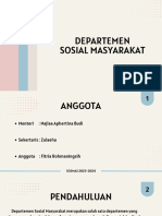 Program Kerja Departemen Sosial Masyarakat 2023 - 2024