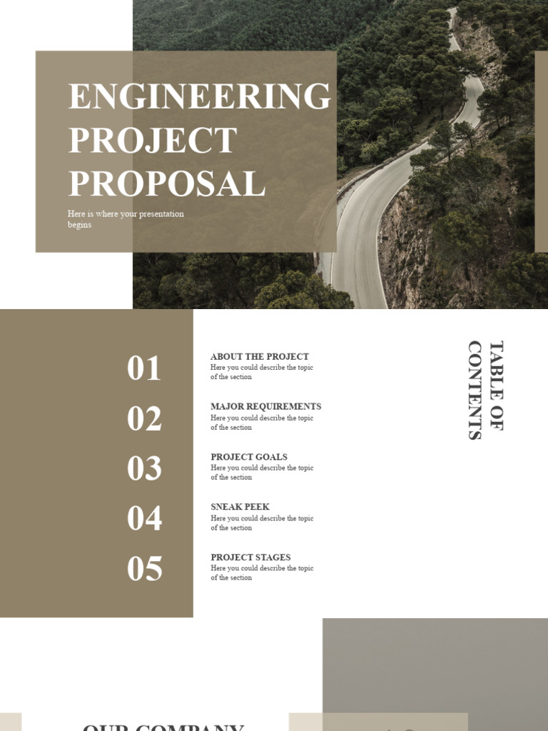 ENGINEERING PROJECT PROPOSAL EXAMPLE PDF intelligence overview