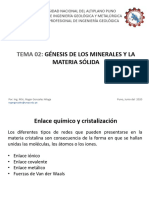 TEMA 02:: Génesis de Los Minerales Y La Materia Sólida