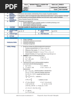 Q1 L3 - Solving Quadratic Equation by Factoring