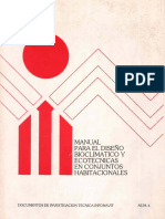 Manual para El Diseño Bioclimatico y Ecotecnicas en Conjunto Habitacionales