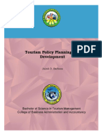 Tourism Planning Policy and Development