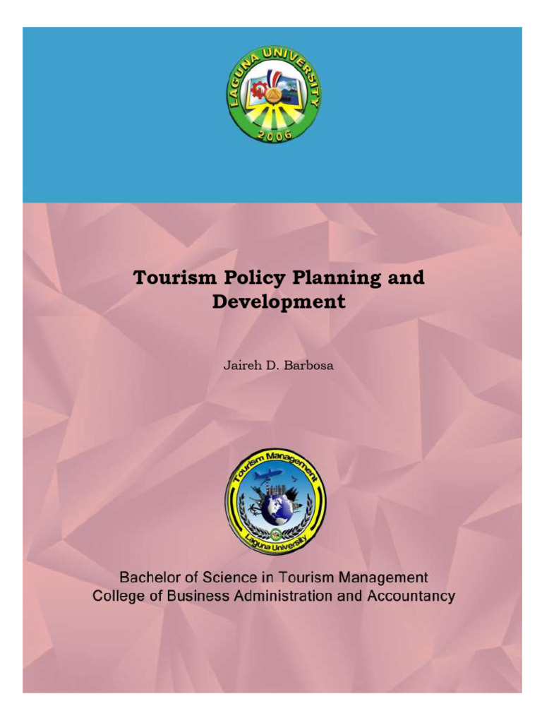 Tourism planning policy and development pdf tourism economies
