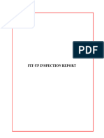 Fit-up Inspection Report