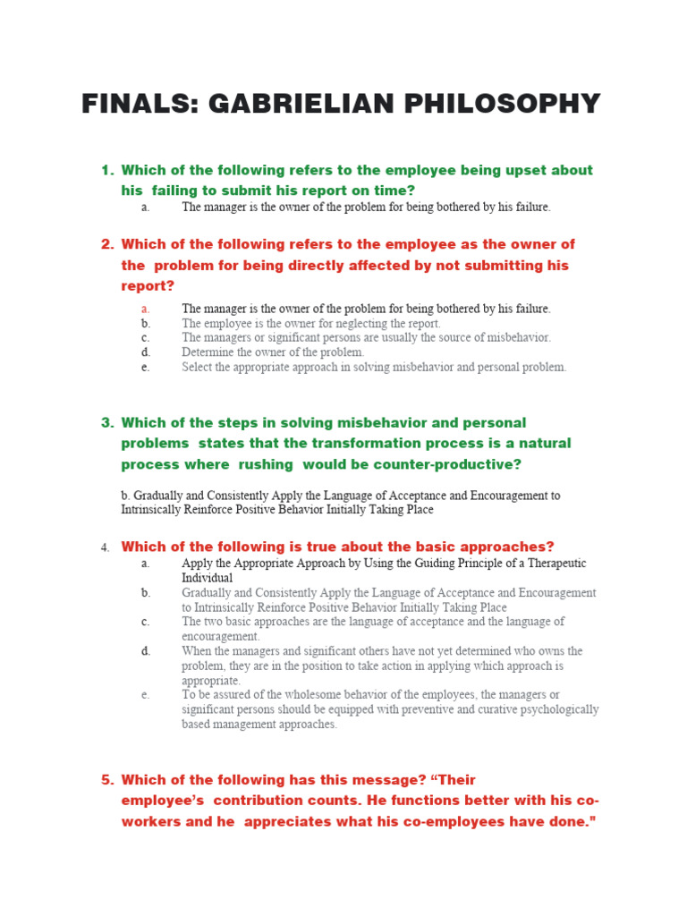 Philo Finals Correction Download Free Pdf Behavior Cognitive Science