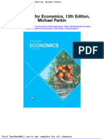 Full Download Test Bank For Economics 13th Edition Michael Parkin PDF Full Chapter