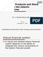 Unis MM - Week5 - Financial Products and Stock Market in The Islamic