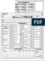 Ficha de Personagem Chamado de Cthulhu (BASE - Era Moderna)