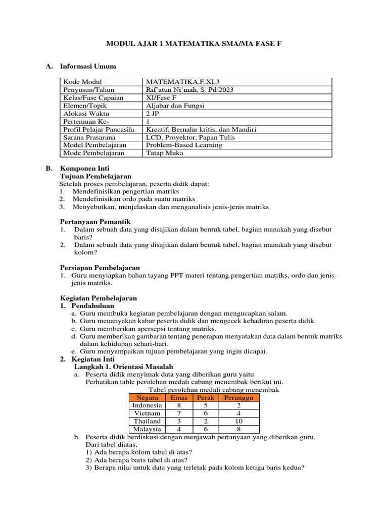 Contoh aksi nyata pembelajaran berdiferensiasi di pmm pdf