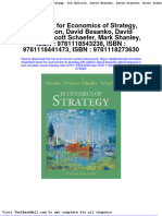 Full Download Test Bank For Economics of Strategy 6th Edition David Besanko David Dranove Scott Schaefer Mark Shanley Isbn 9781118543238 Isbn 9781118441473 Isbn 9781118273630 PDF Full Chapter