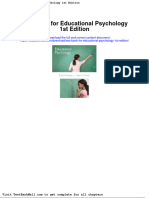 Full Download Test Bank For Educational Psychology 1st Edition PDF Full Chapter