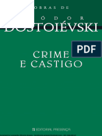 Fiódor Dostoiévski Crime e Castigo Tradução Do Russo Por Nina Guerra e Filipe Guerra Editorial