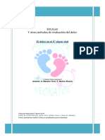 Protocolo ESCALAS DE VALORACIÓN DEL DOLOR NEONATAL. SP HGUA 2021