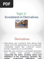 Topic 11 - Derivatives