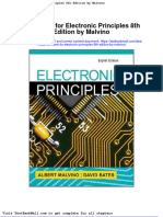 Full Download Test Bank For Electronic Principles 8th Edition by Malvino PDF Full Chapter