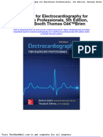 Full Download Test Bank For Electrocardiography For Healthcare Professionals 5th Edition Kathryn Booth Thomas Obrien PDF Full Chapter