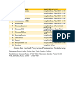 Jenis Dan Jadwal Pelayanan PKM SKL