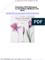 Full Download Organic Chemistry With Biological Applications 2nd Edition Mcmurry Test Bank PDF Full Chapter