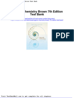Full Download Organic Chemistry Brown 7th Edition Test Bank PDF Full Chapter