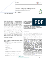 Overview of Power Electronics Technology and Applications in Power Generation Transmission and Distribution