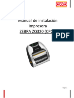 Manual de Instalación Impresora Zebra ZQ320 (CPCL)