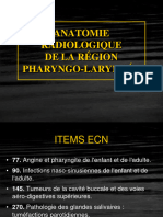 Anatomie Radiologique de La Région Pharyngo-Laryngée